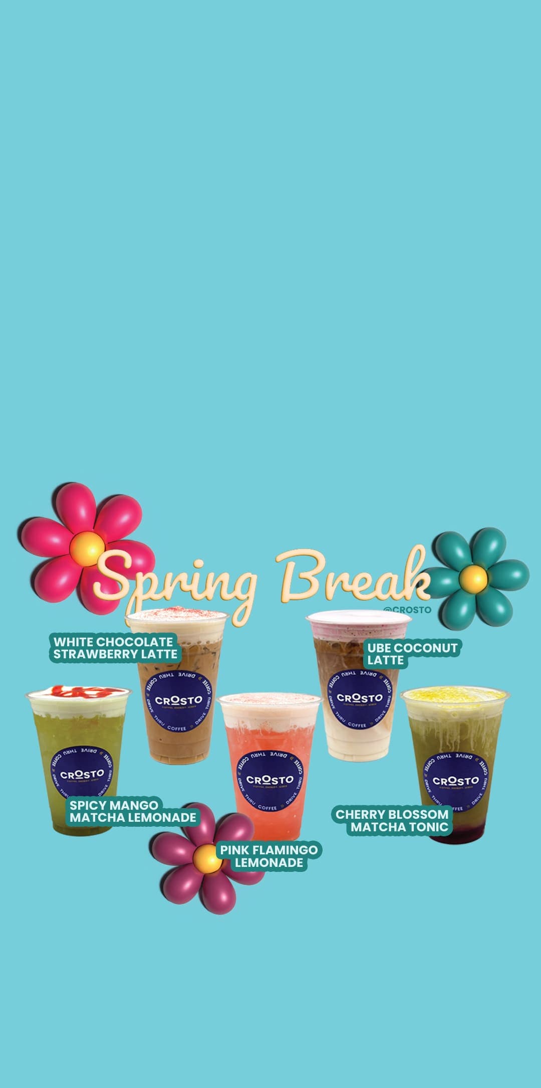 Girls with Crosto drinks celebrating